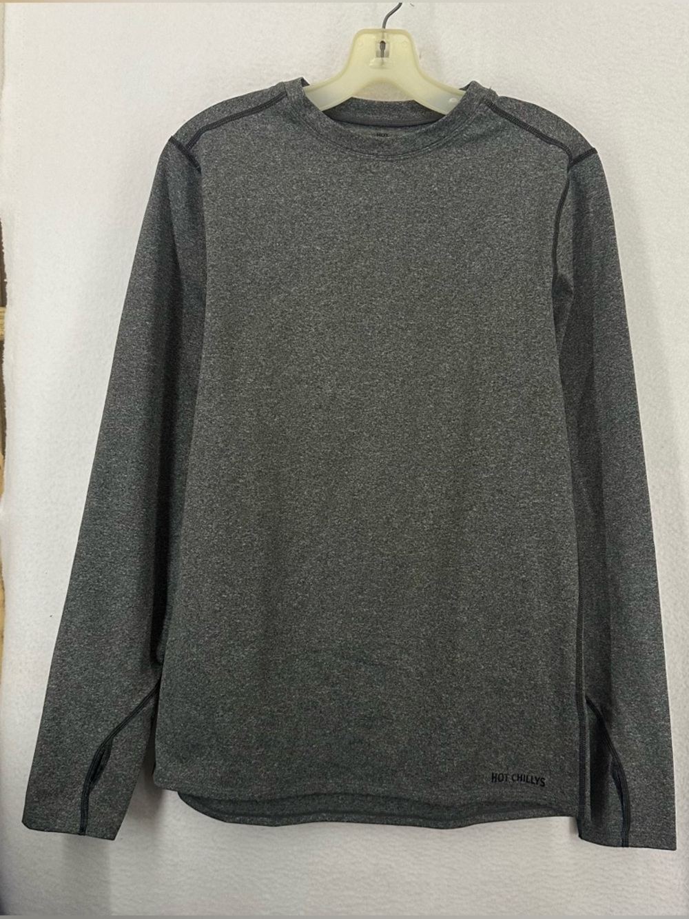 Hot Chillys‎ Thermal Long Sleeve Shirt Mens Medium Grey